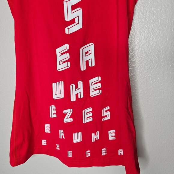 Lululemon Size 2 Red Seawheeze Cool Racerback Tank Top Luxtreme 2014 - Picture 3 of 5